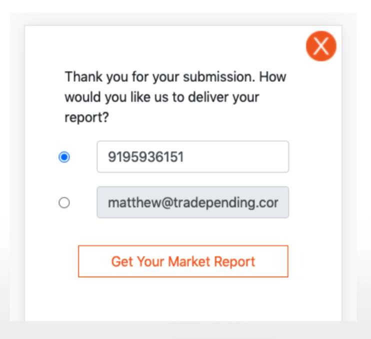 TradePending email and phone validation